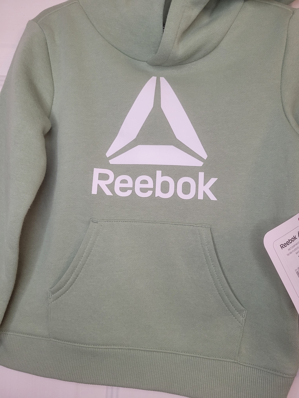 Reebok Kids' Sage Green Logo Hoodie - Picture 5 of 8